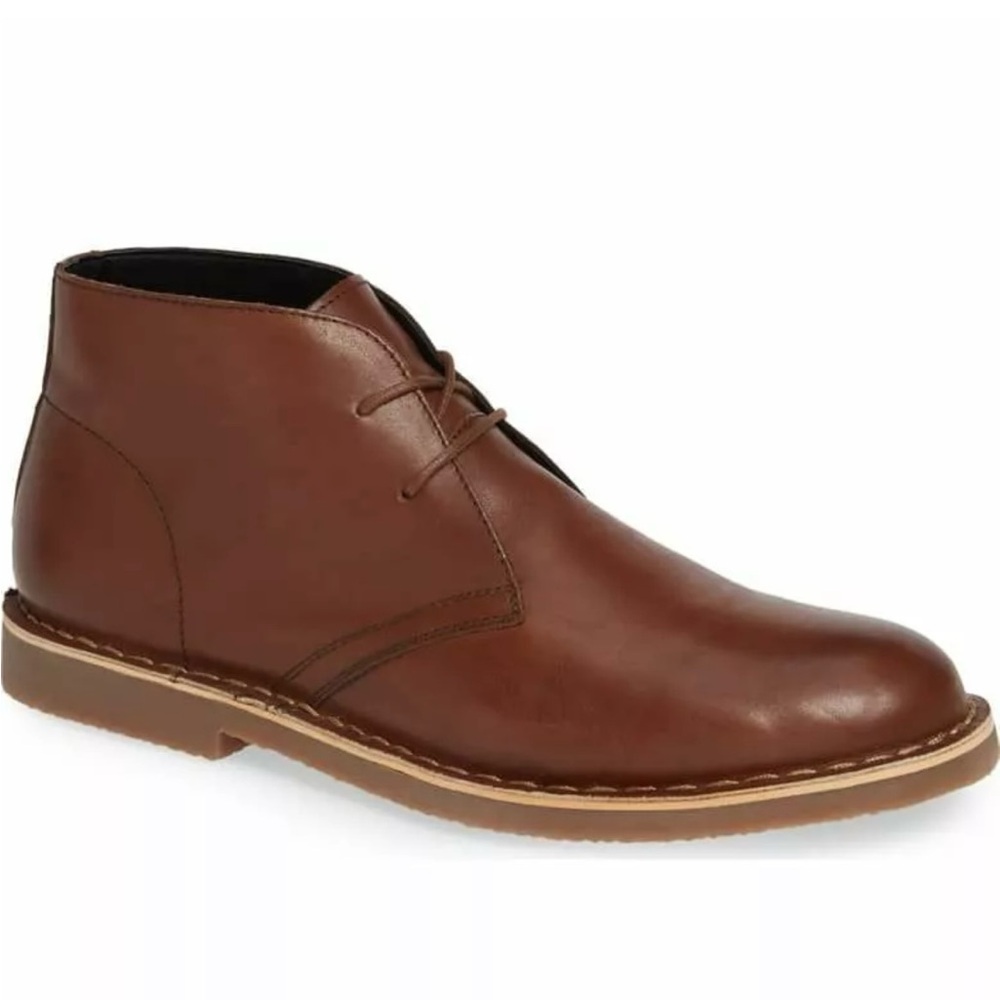 The Rail Men's Tempe Chukka Boot Brown Tan Leather Size 43 M ( US 10 ) $89